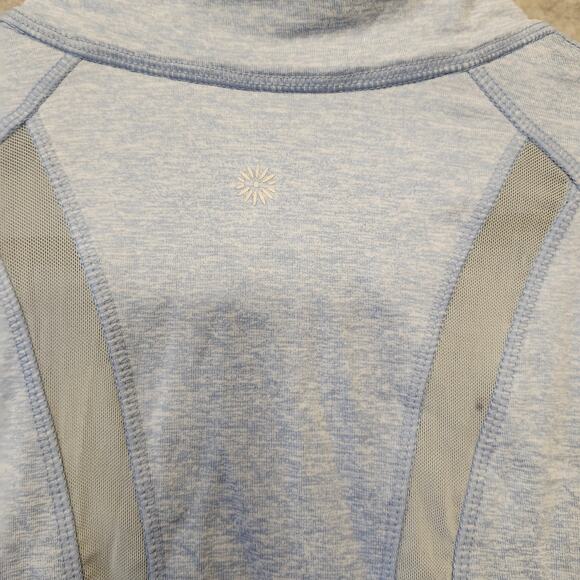 Tangerine Sweater Women Medium Blue Full Zip Athleisure Sporty Sweatshirt Jacket - Picture 13 of 13